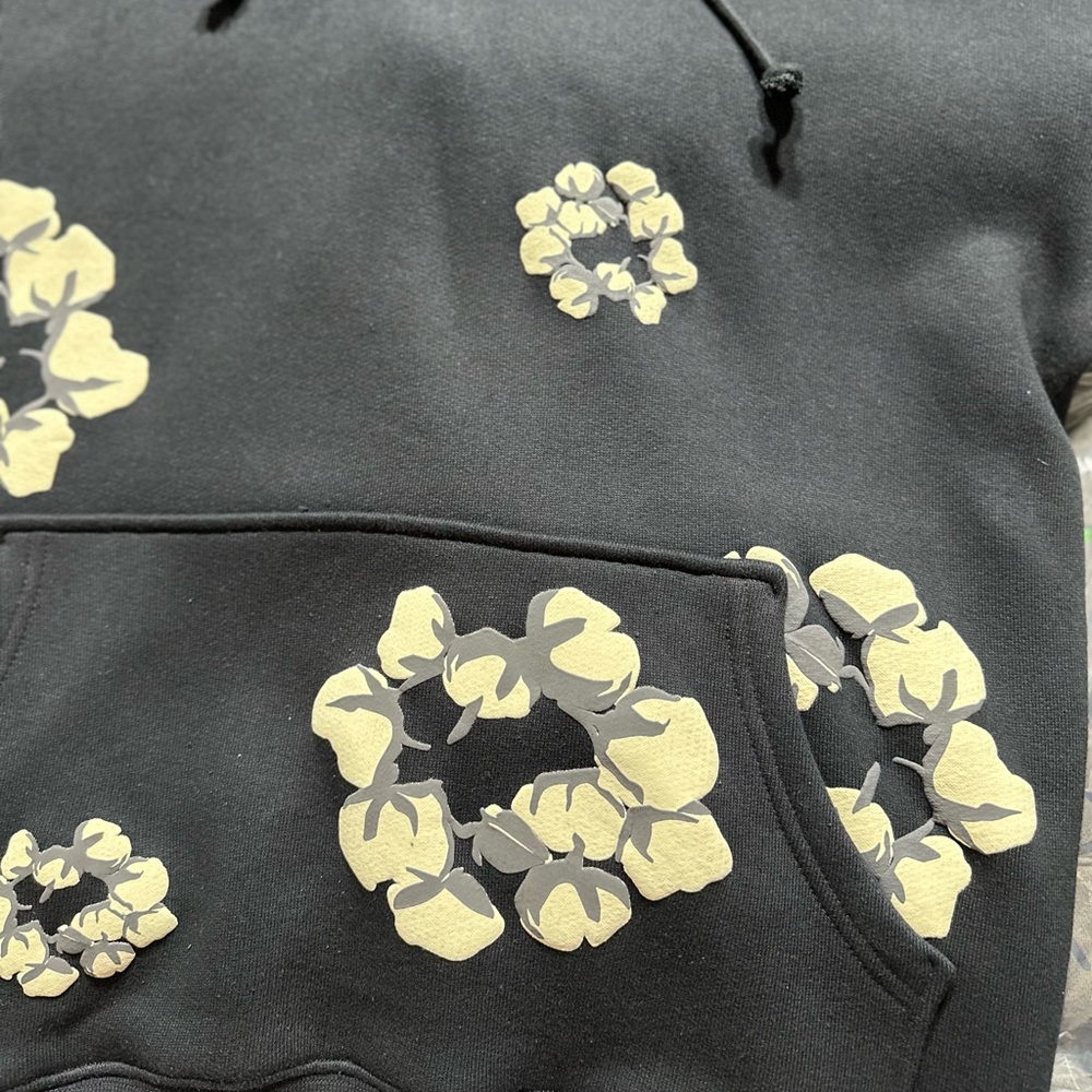 Denim Tears X Cactus Plant Flea Market Cactus Tears Wreath Hoodie - Picture 6 of 8